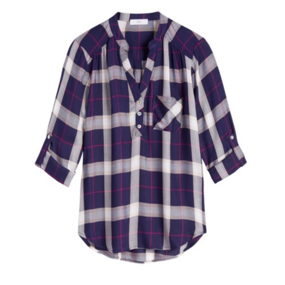 NSR Tops - STITCH FIX NSR bellucci plaid blouse